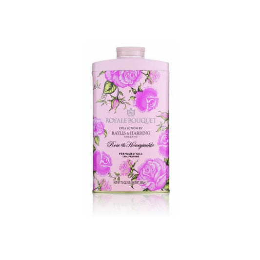 Baylis And Harding Royale Bouquet Rose Talcum Powder 200g Jag Couture London - New York