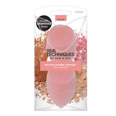Real Techniques Miracle Powder Sponge Set 2 Pieces Jag Couture London - New York