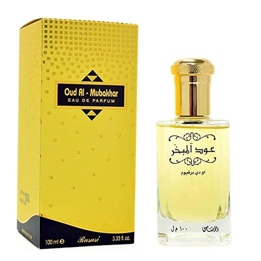 Rasasi Oud Al Mubakhar Eau De Parfum 100ml Jag Couture London - New York