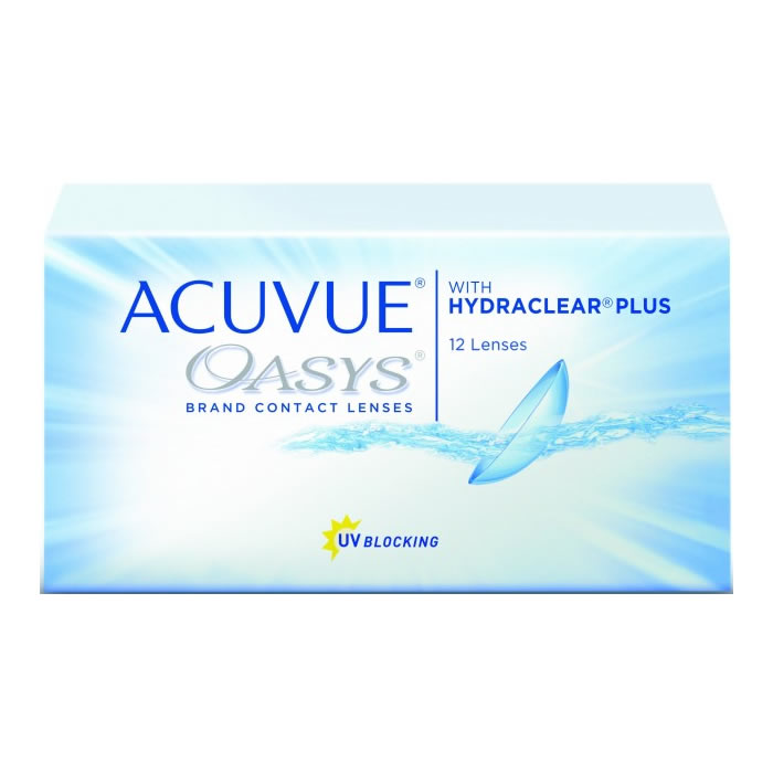 Acuvue Oasys Hydraclear Contact Lenses 2 Weeks Replacement -4.25 BC/8.4 12 Units Jag Couture London - New York