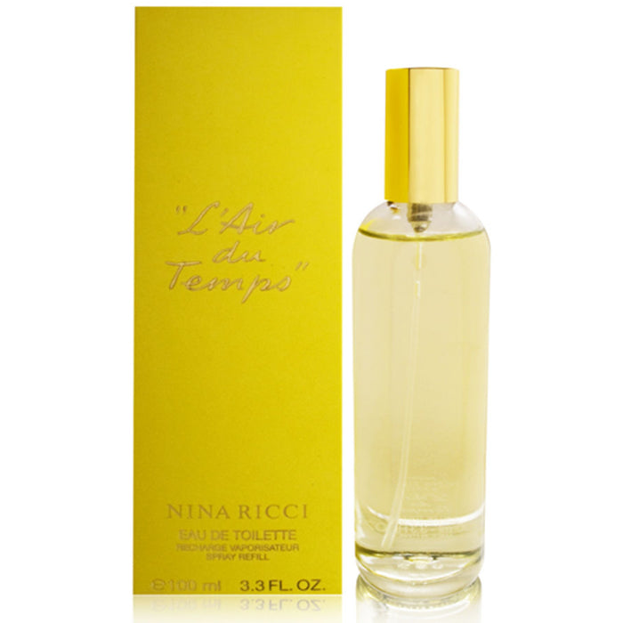 Nina Ricci L'Air Du Temps Eau De Toilette Spray 100ml Refill Jag Couture London - New York