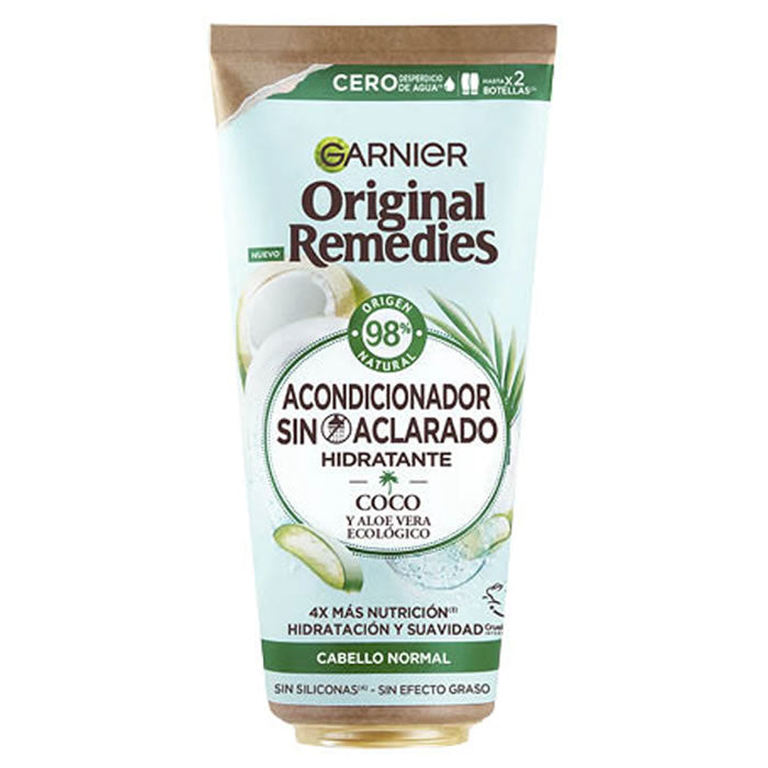 Garnier Original Remedies Coconut And Aloe Vera Leave In Conditioner 200ml Jag Couture London - New York