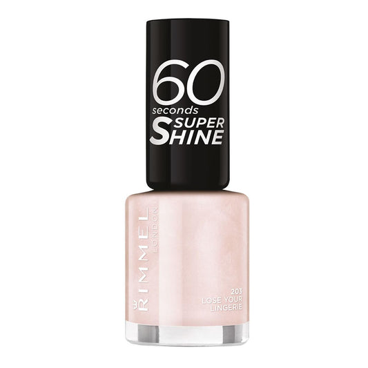 Rimmel London 60 Seconds Super Shine Nail Lacquer 203 Lose Your Lingerie Jag Couture London - New York