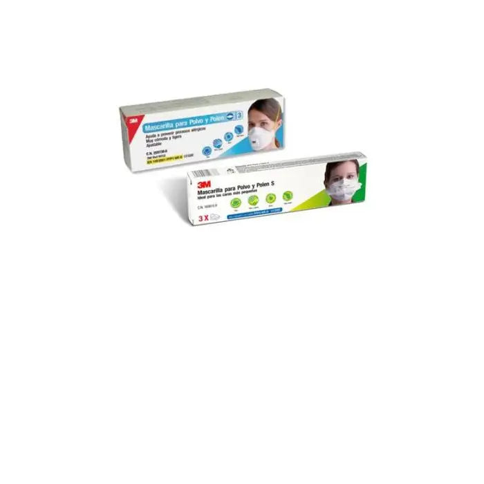 3m Small Dust and Pollen Mask 3 pcs Jag Couture London - New York