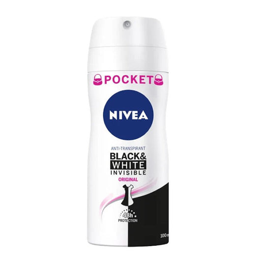 Nivea Black & White Invisible Original Deodorant Spray 100ml