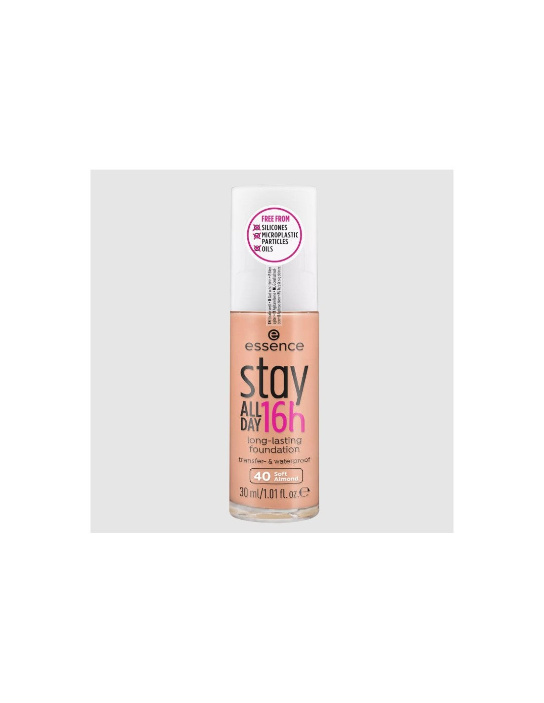 Essence Cosmetics Stay All Day 16h Long-Lasting Maquillaje 40-Soft Almond 30ml Jag Couture London - New York