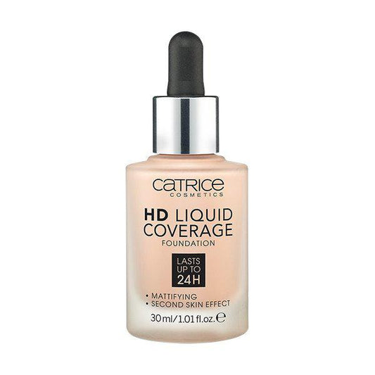 Catrice Hd Liquid Coverage Foundation Lasts Up to 24h 020-Rose Beige 30ml Jag Couture London - New York