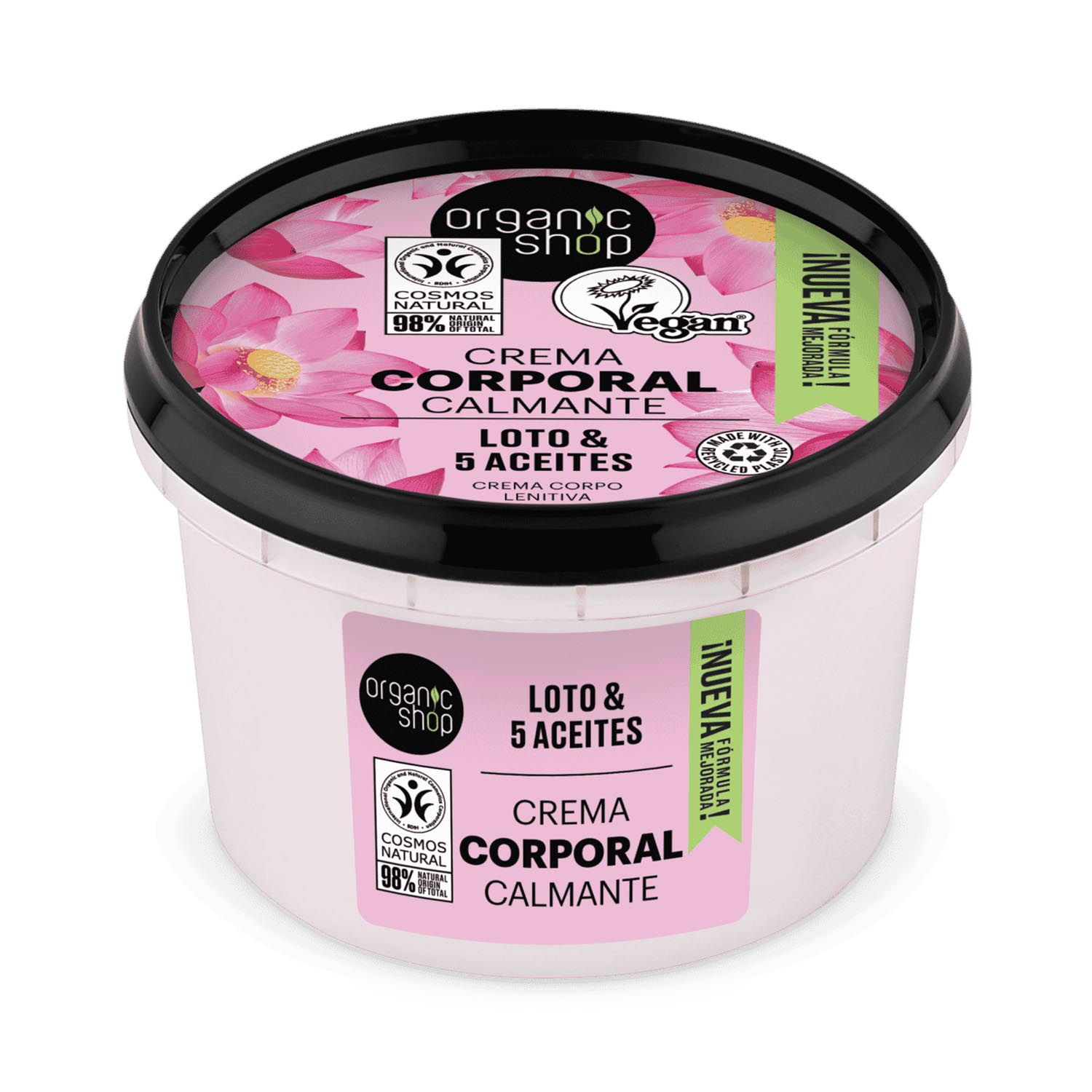Organic Shop Loto Indio Crema Corporal Calmante 250ml Jag Couture London - New York