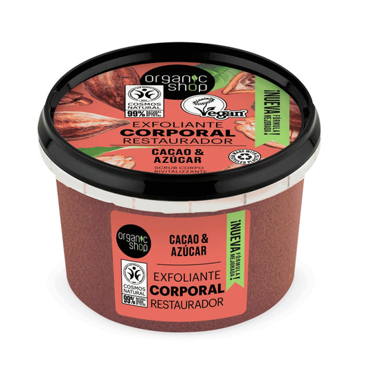 Organic Shop Cacao Exfoliante Corporal Chocolate Belga 1un