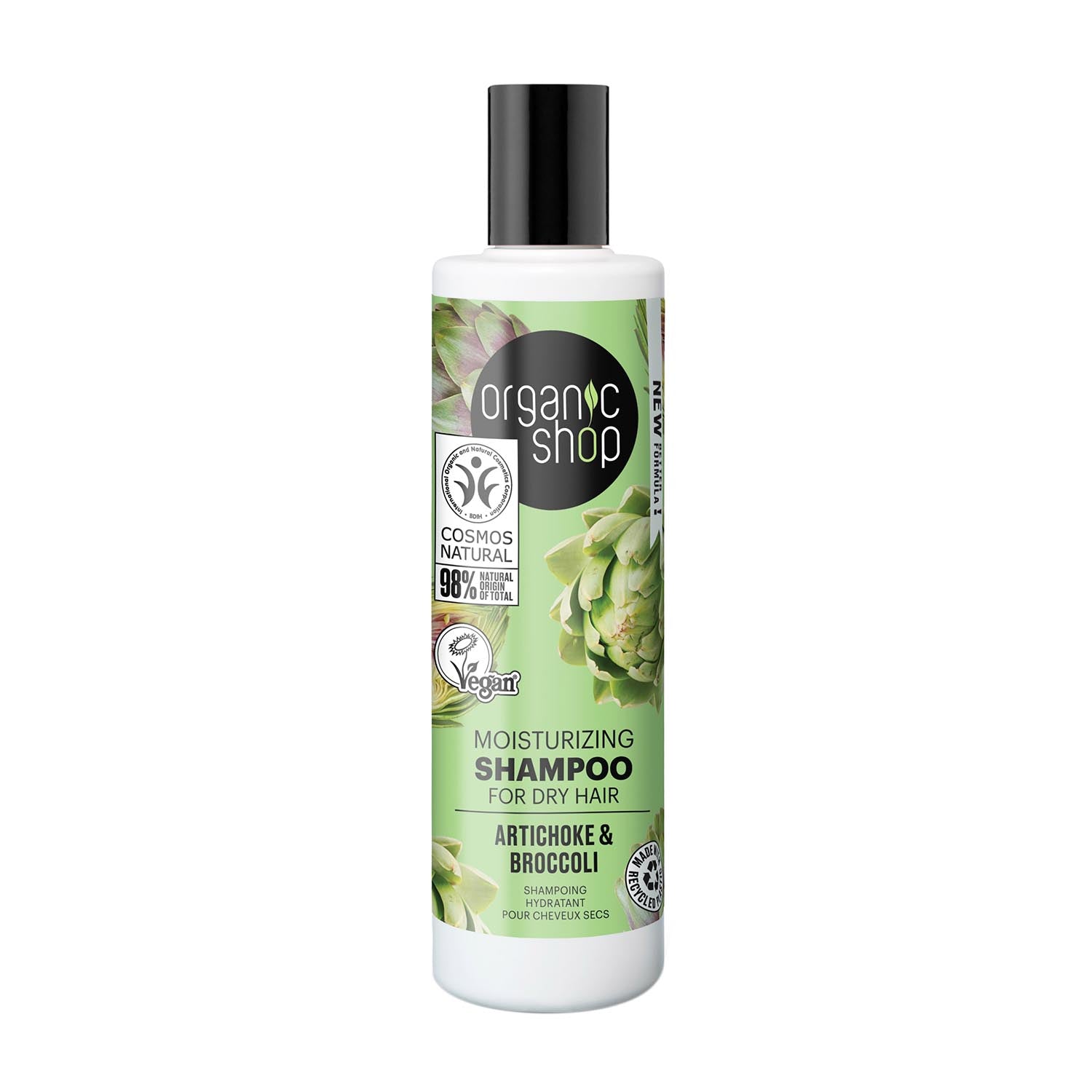 Organic Shop Artichoke Moisturizing Champu Cabello Seco 280ml Jag Couture London - New York