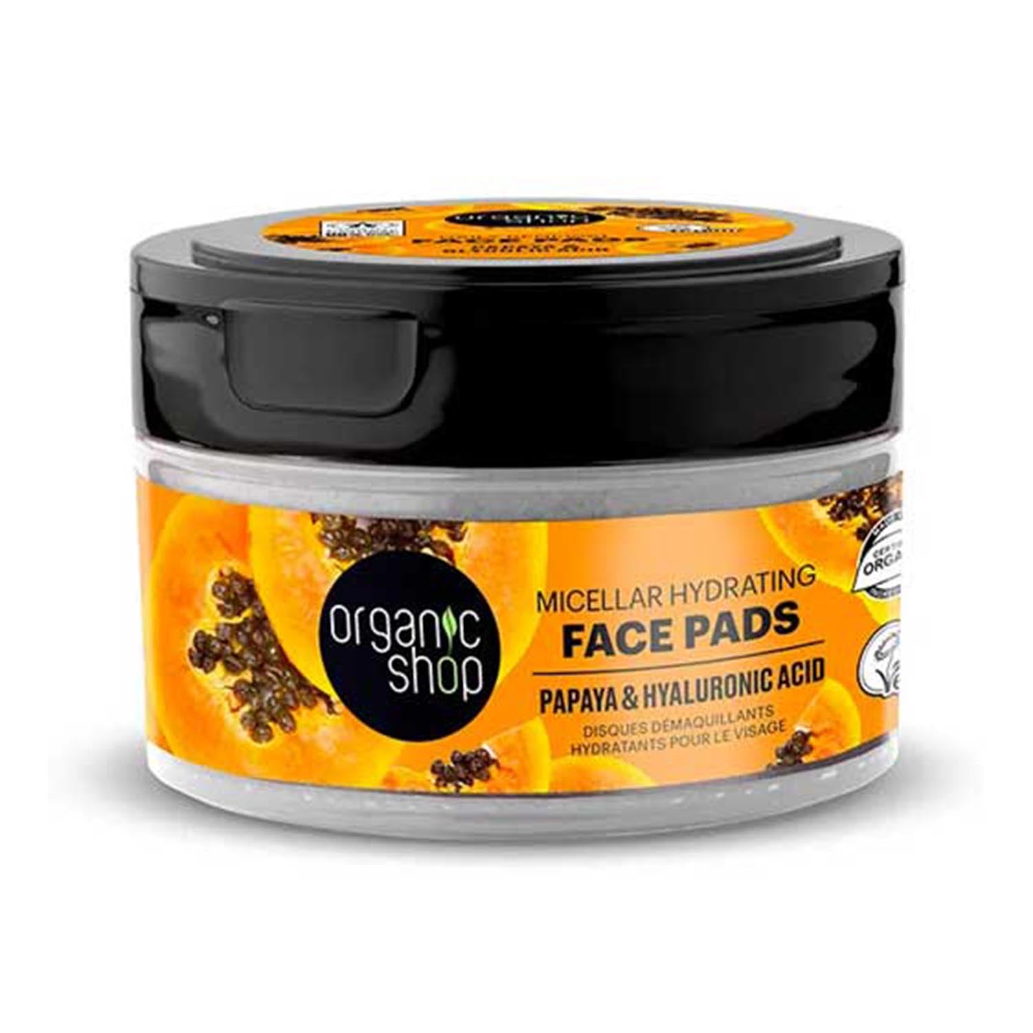 Organic Shop Papaya Micellar Discos Faciales Hidratantes Micellar 20un Jag Couture London - New York