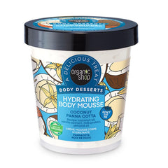 Organic Shop Hydrating Espuma Corporal Coconut y Pannacotta 450ml Jag Couture London - New York