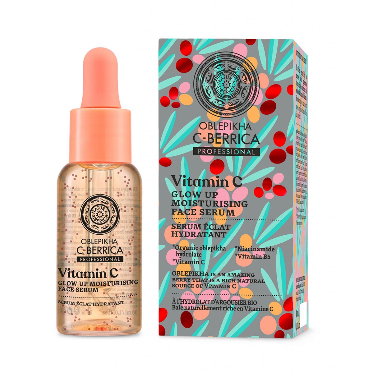 Natura Siberica Oblepikha C-Berrica Serum Facial Vitamin-C 30ml Jag Couture London - New York