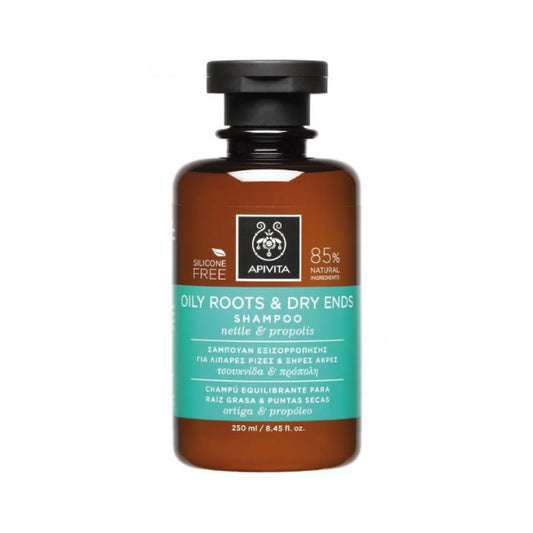 Apivita Shampoo for Fat Roots and Dry Tips 250ml Jag Couture London - New York