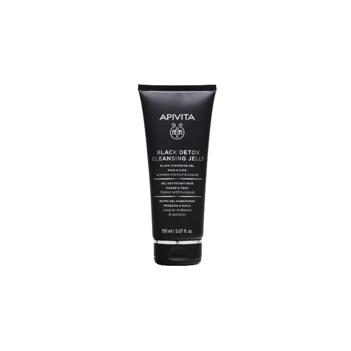 Apivita Cleansing Gel Black Detox 150ml Jag Couture London - New York