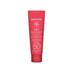 Apivita Bee Sun Anti-Spot & Anti-Age Defense Tinted Face Cream SPF50 50ml Jag Couture London - New York