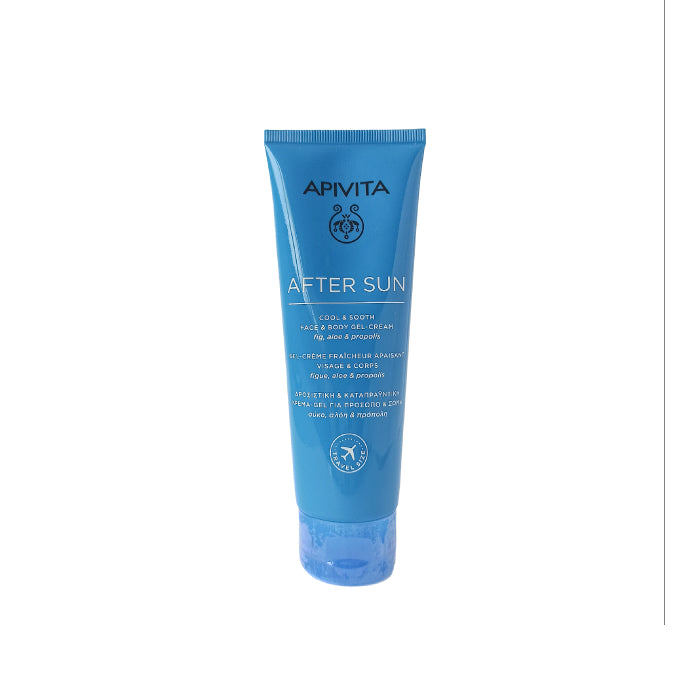Apivita After Sun Refreshing & Soothing Cream-Gel For Face & Body 100ml Jag Couture London - New York