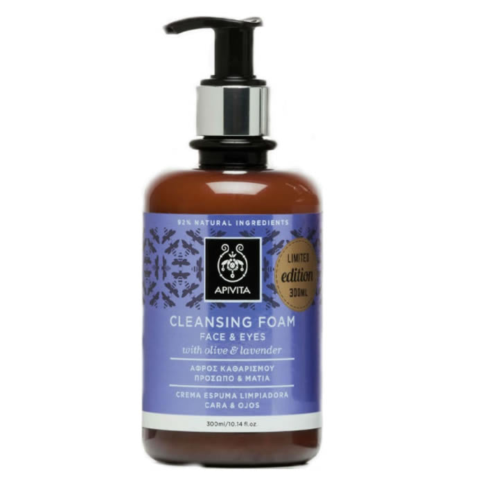 Apivita Cleansing Foam Face 300ml Jag Couture London - New York