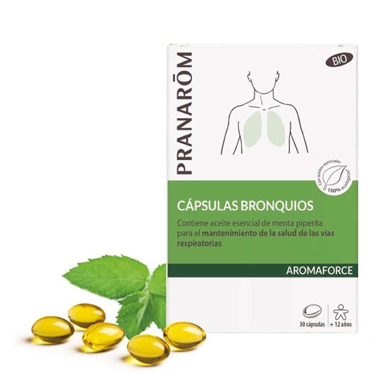 Pranarom Aromaforce Bronchi Bio 30 Caps Jag Couture London - New York