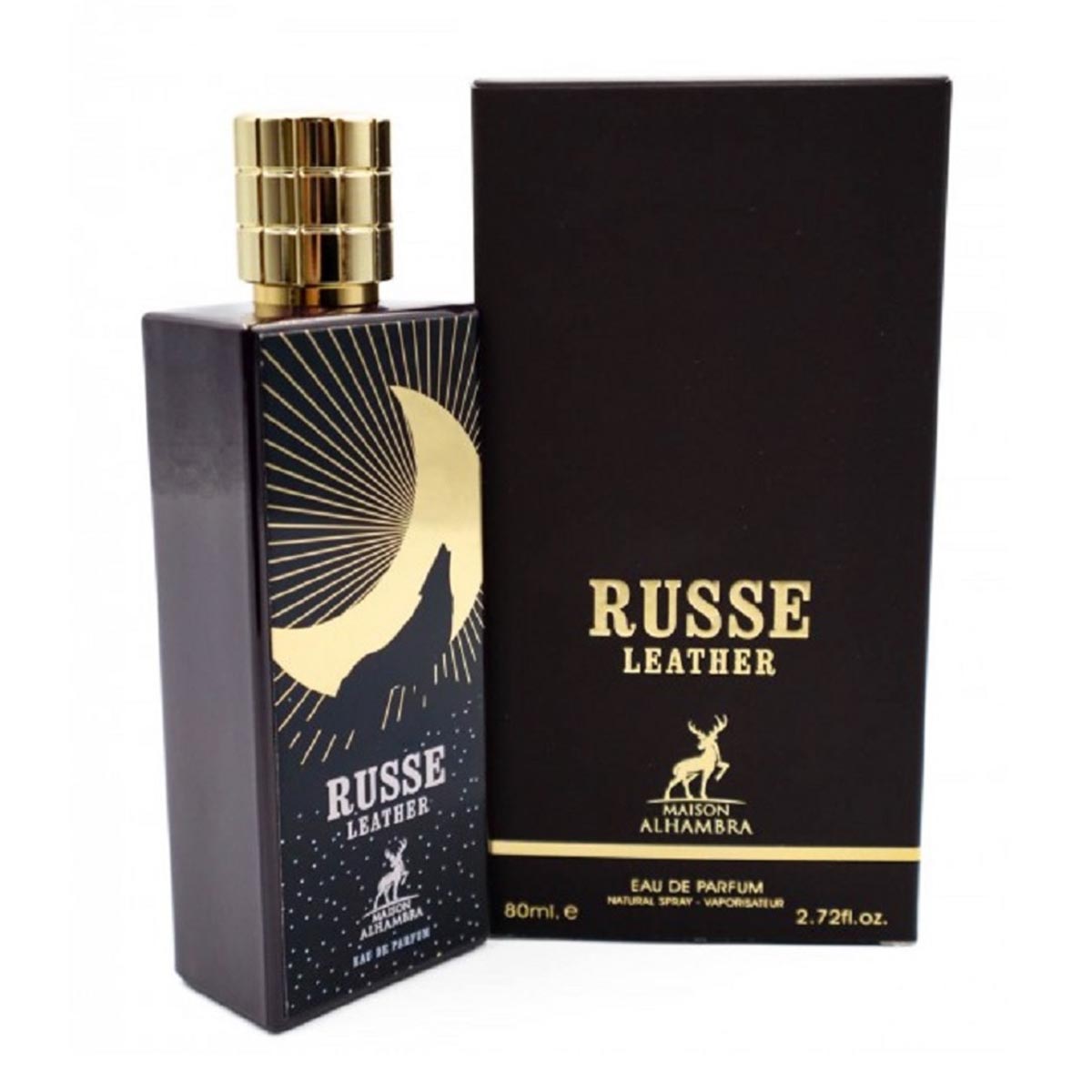 Maison Alhambra Russe Leather Eau De Parfum 80ml Spray Jag Couture London - New York