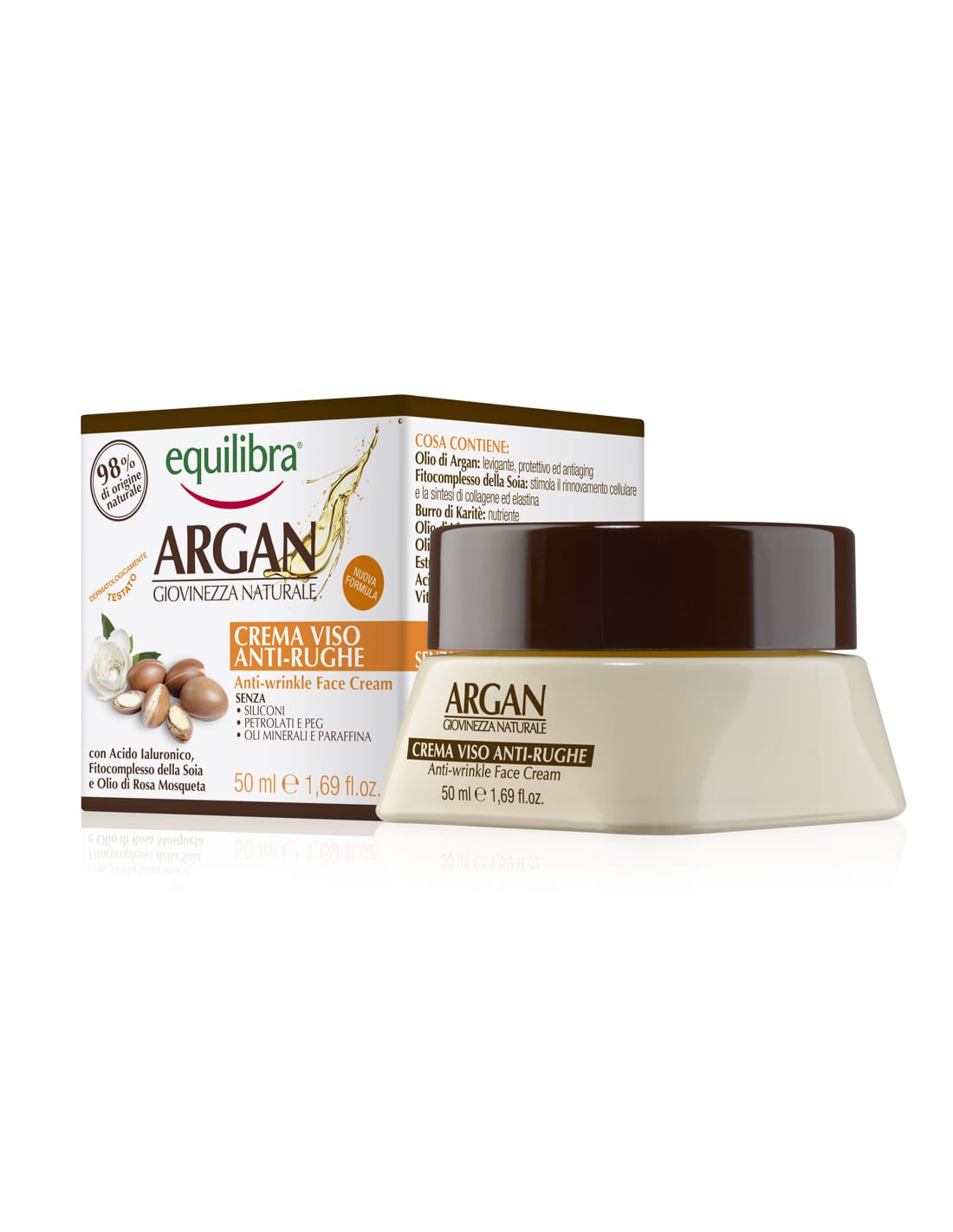 Equilibra Face Argan Antiwrinkle Cr 50 M Jag Couture London - New York