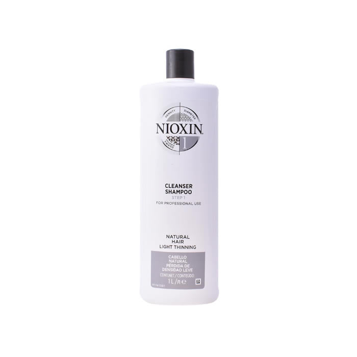 Nioxin System 1 Shampoo Volumizing Weak Fine Hair 1000ml Jag Couture London - New York