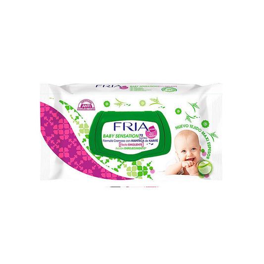 Fria Baby Sensation Emollient Wipes 72 Sheets Jag Couture London - New York