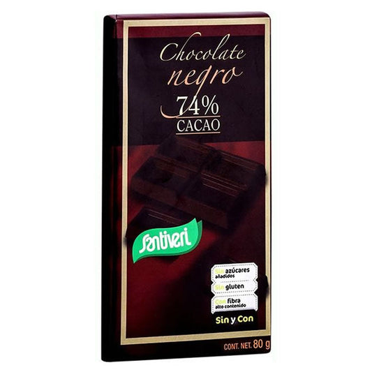 Santiveri Dark Chocolate 74% Cocoa 80g Jag Couture London - New York