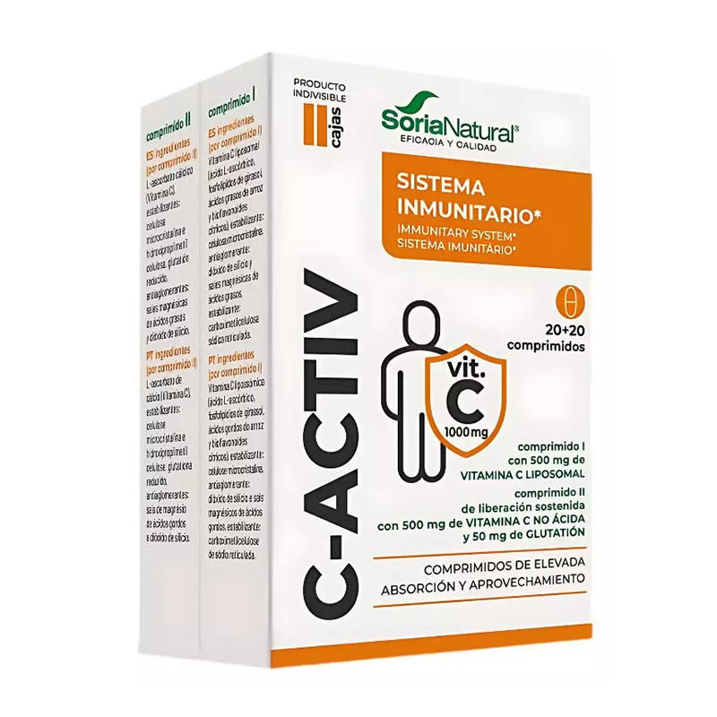 C-Activ 40 Tablets Soria Natural Jag Couture London - New York