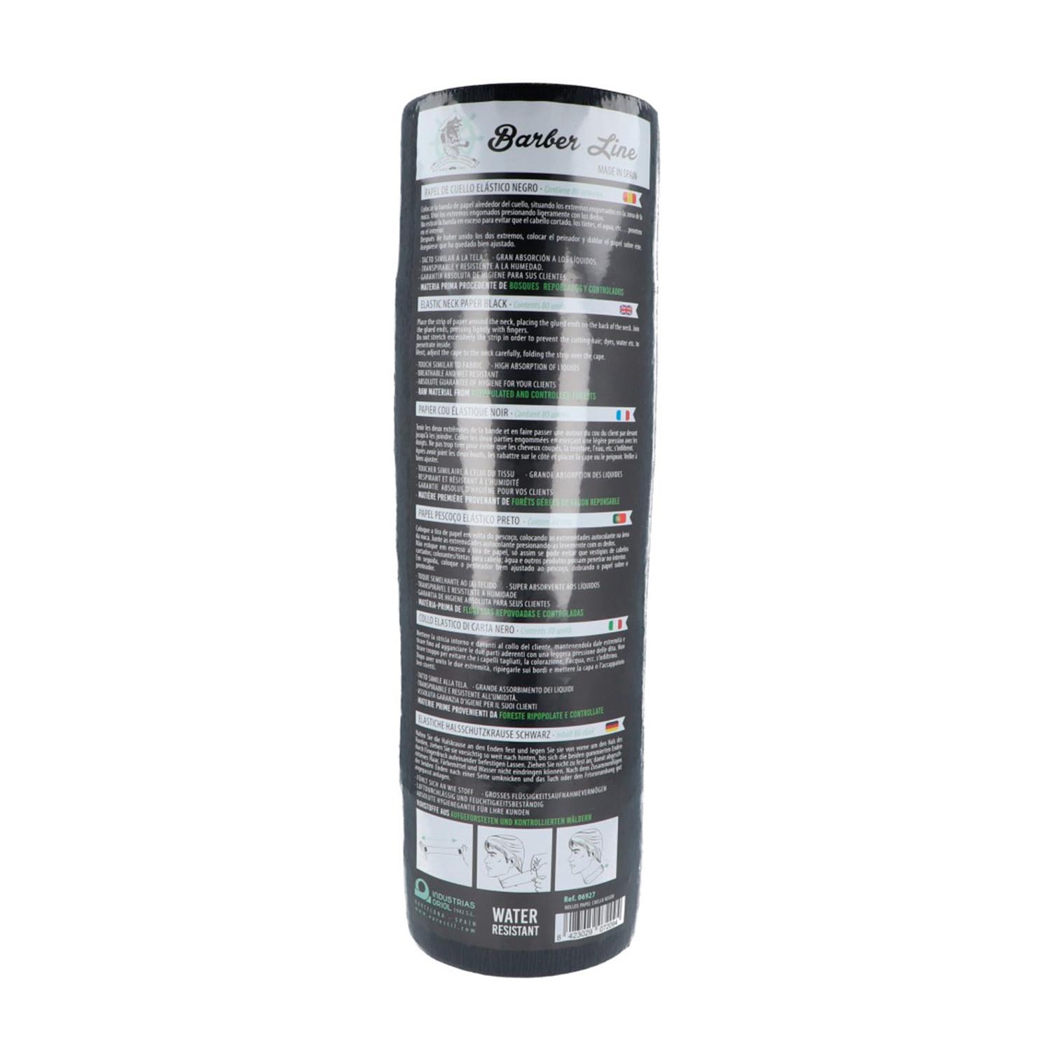 Eurostil Cabello Papel Cuello Negro Negro 80 Servicios Pack 5un Jag Couture London - New York