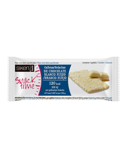 3x Siken Snack Time White Chocolate Biscuit 25g Jag Couture London - New York