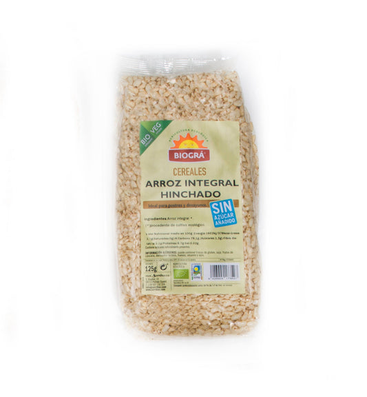 Biográ Arroz Integral Hinchado S-Azucar y S-Miel 125g Bio