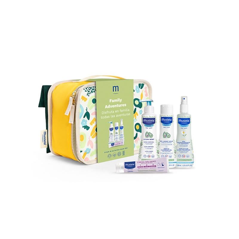 Mustela Family Suitcase Pastel Set 5 Pieces Jag Couture London - New York