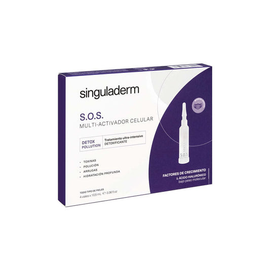 Singuladerm S.O.S. Multi-Cellular Activator Detoxifying Treatment 4x10,5ml