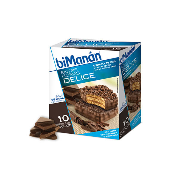 Bimanán Sustitutive Crispy Chocolate Snack 10 Units Jag Couture London - New York