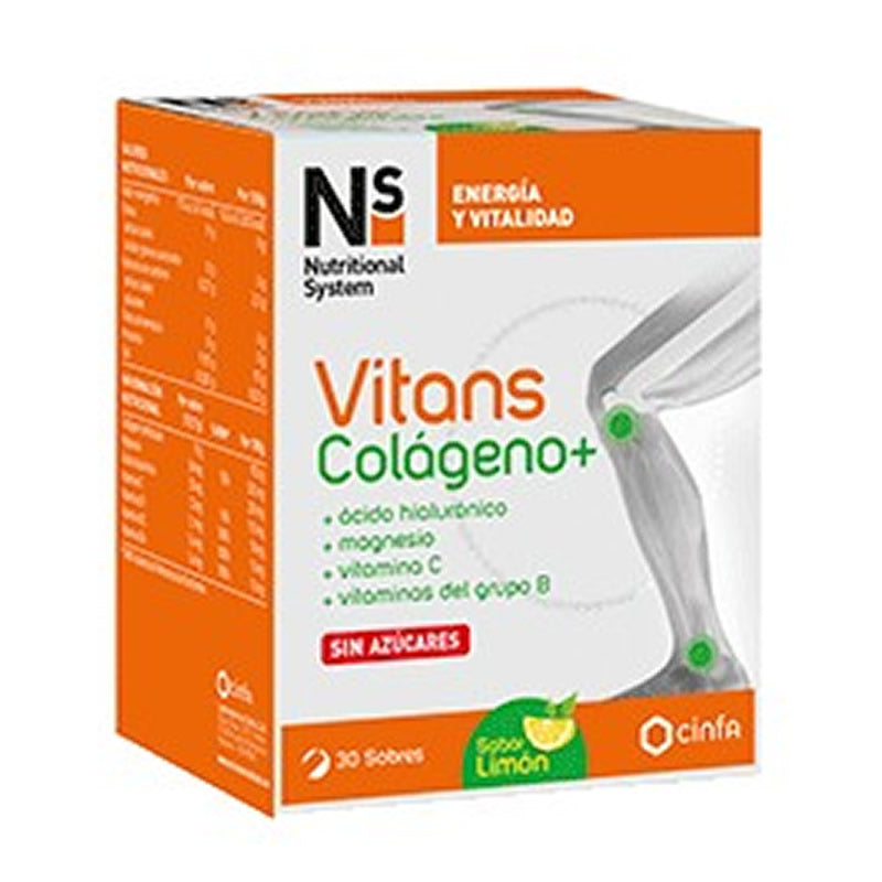 Ns Vitans Collagen Lemon Flavor 30 Sachets Jag Couture London - New York
