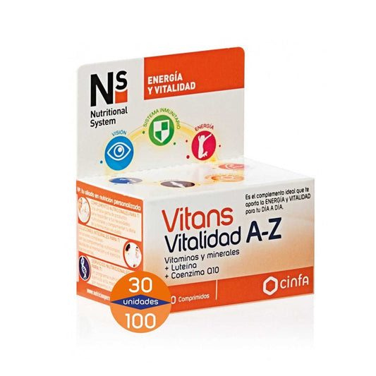 Ns Vitans Vitality A-Z 30 Tablets
