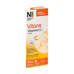 Ns Vitans Vitamin C + Zinc 20Effervescent Tablets Lemon Flavor Jag Couture London - New York