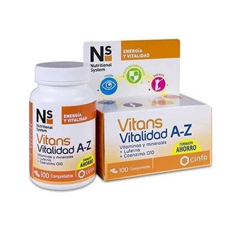 Ns Vitans Vitality A-Z 100 Tablets Jag Couture London - New York
