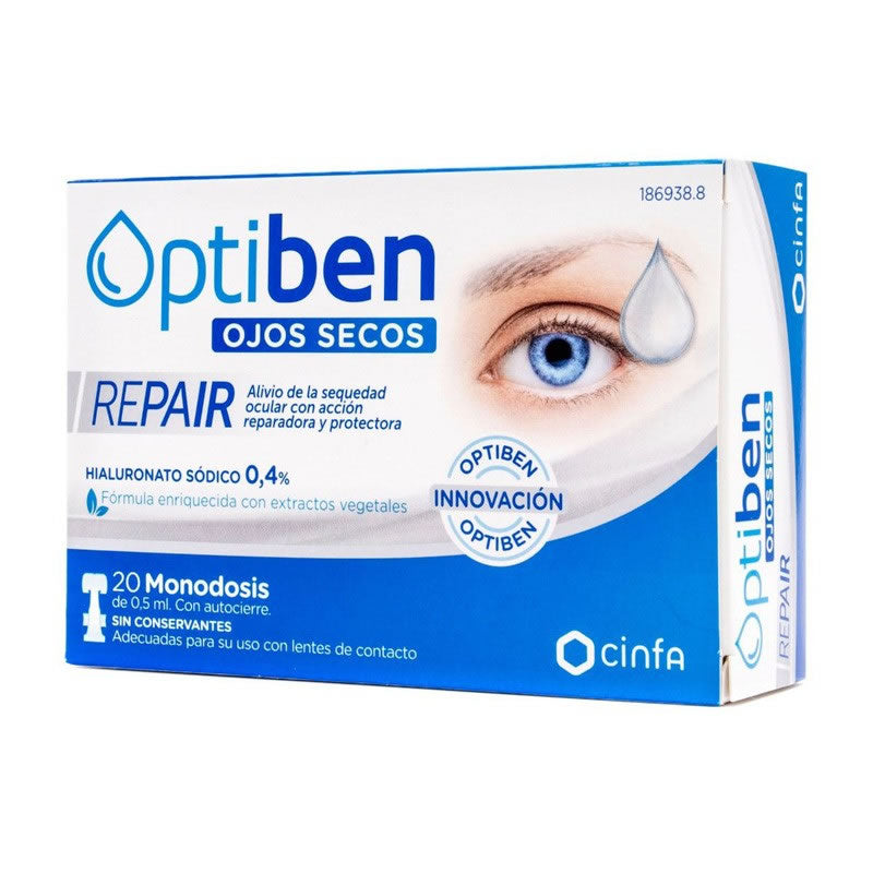 Optiben Dry Eyes Repair 20 Single Doses Jag Couture London - New York