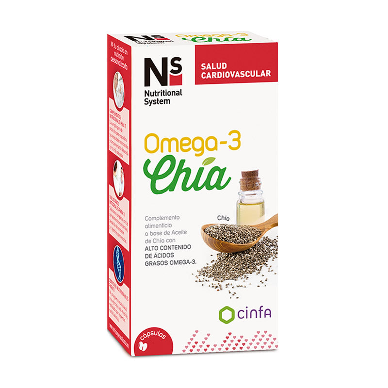 Ns Cardioprotect Omega-3 Chia 120 Capsules Jag Couture London - New York