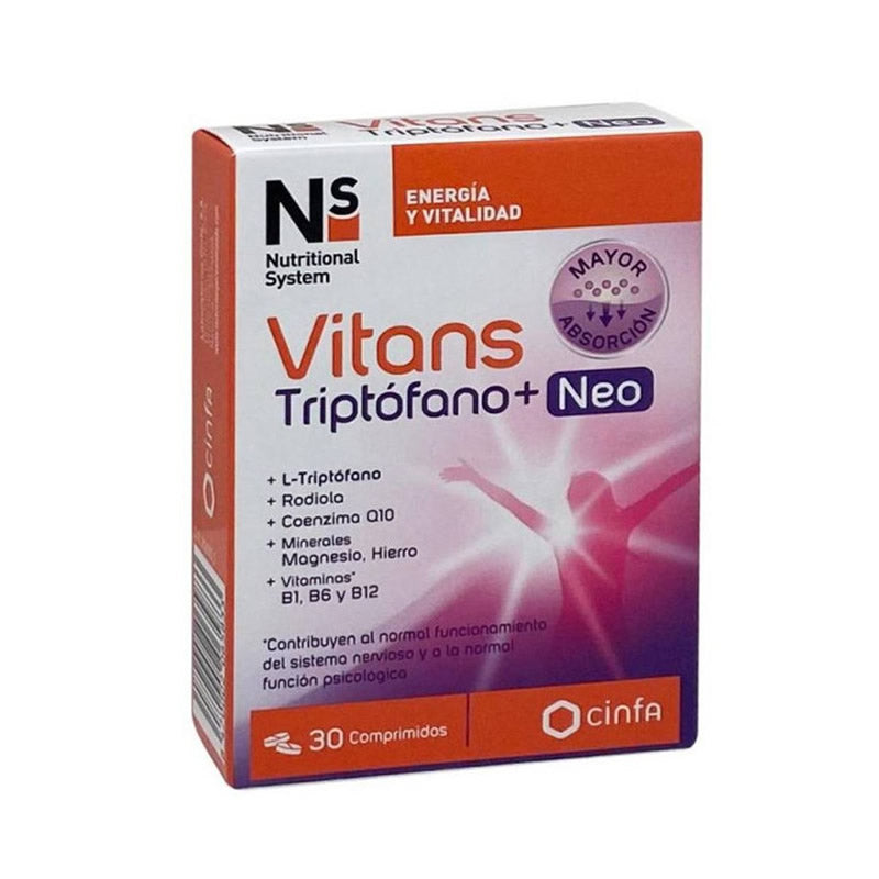 Ns Vitans Tryptophan + Neo 30 Tablets Jag Couture London - New York