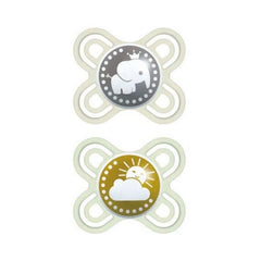 Mam Perfect Start 0-2 Silicone Pacifier 2 Units Jag Couture London - New York