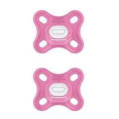 Mam Comfort Pacifier 100% Silicone Pink With Sterilizing Box 2 Units Jag Couture London - New York