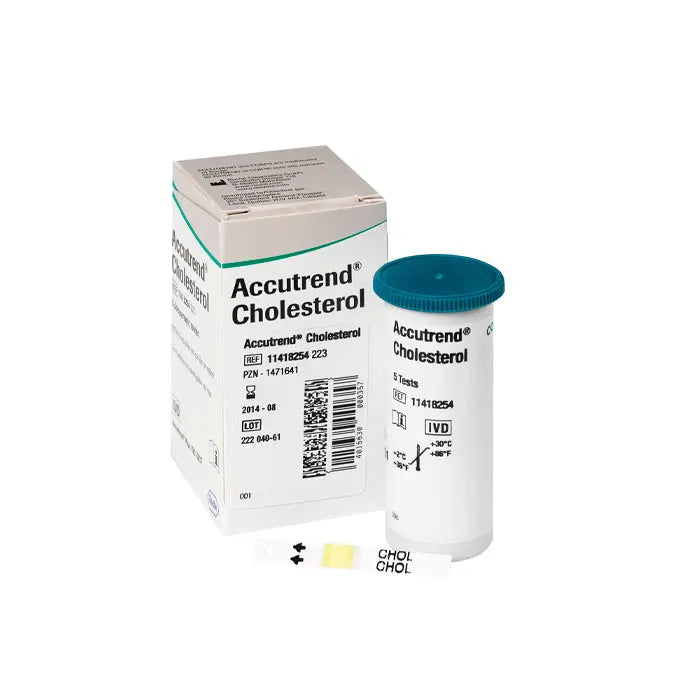 Accutrend Cholesterol Test Strips 5U Jag Couture London - New York