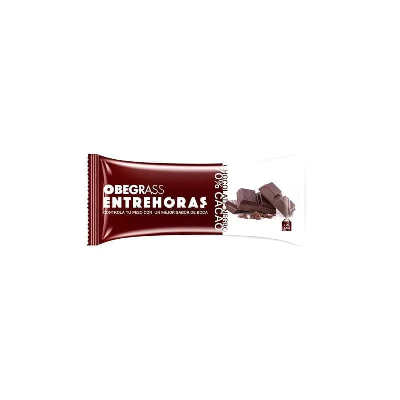 Jag Couture London - New York Actafarma Obegrass Barrita Entrehoras Chocolate Negro 50 Cacao 30g