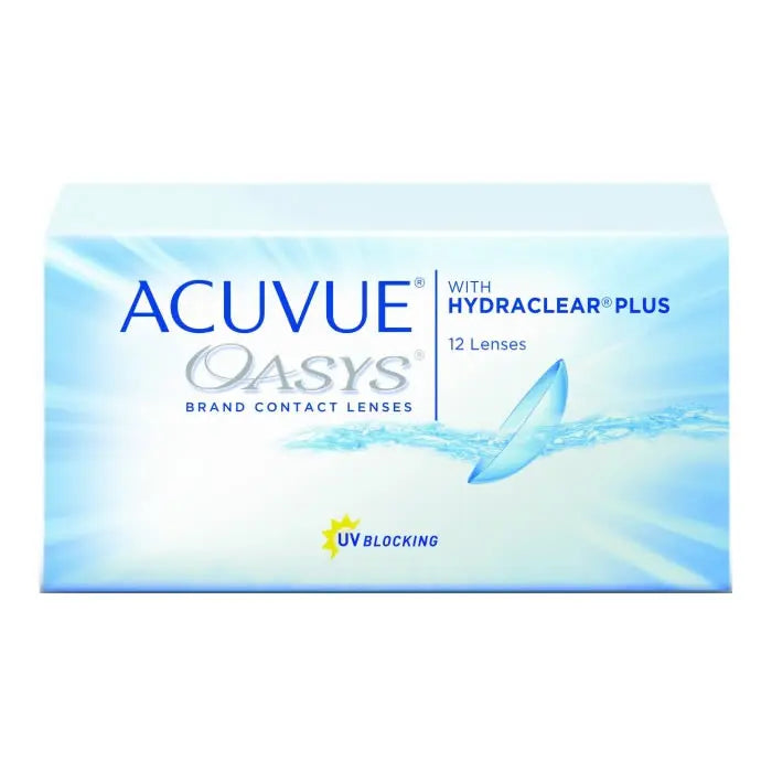 Acuvue Oasys Hydraclear Contact Lenses 2 Weeks Replacement -4.75 BC/8.4 12 Units Jag Couture London - New York