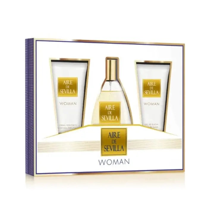 Jag Couture London - New York Aire de Sevilla Woman Eau De Toilette Spray 150ml Set 3 Pieces
