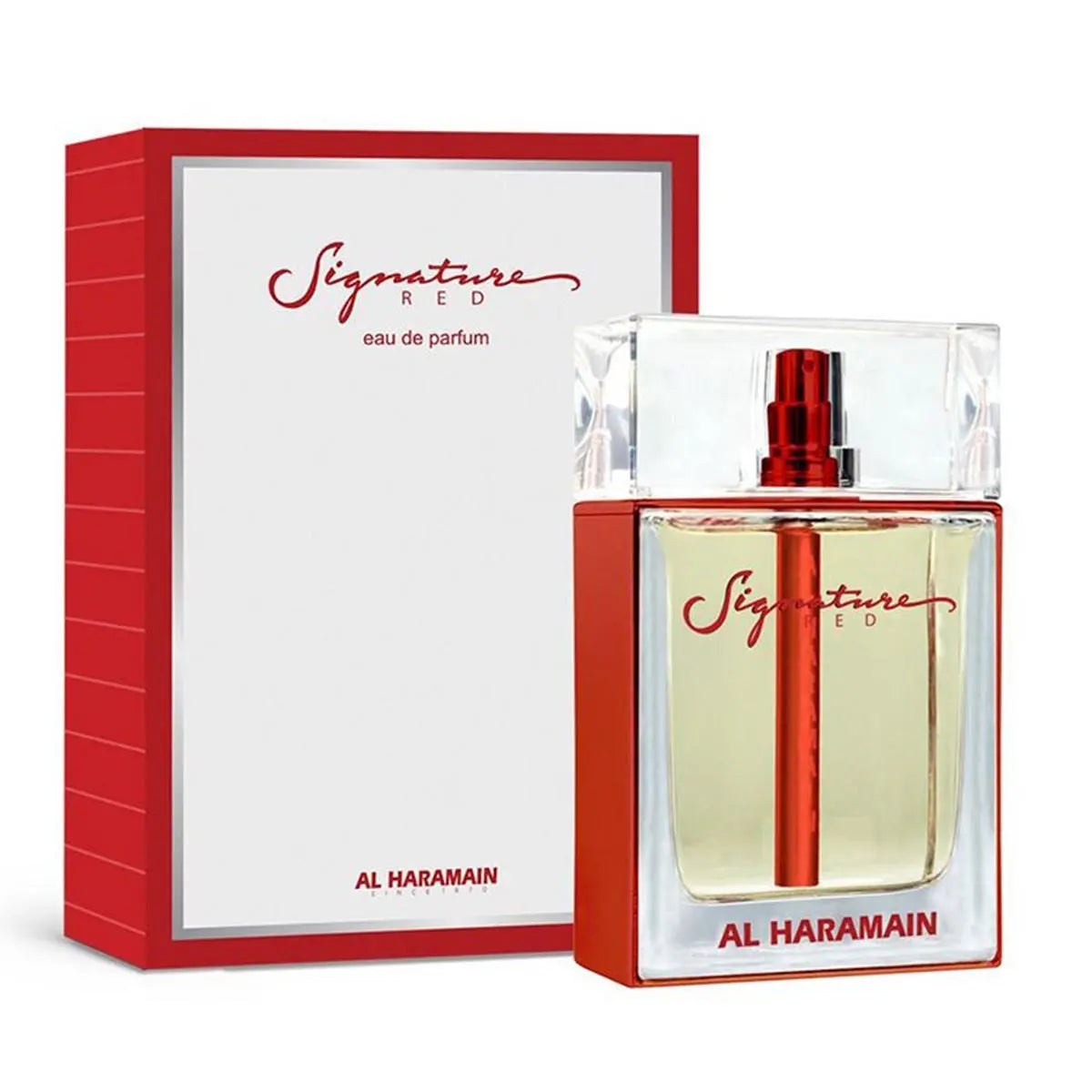 Al Haramain Signature Red Eau De Parfum 100ml Spray Jag Couture London - New York