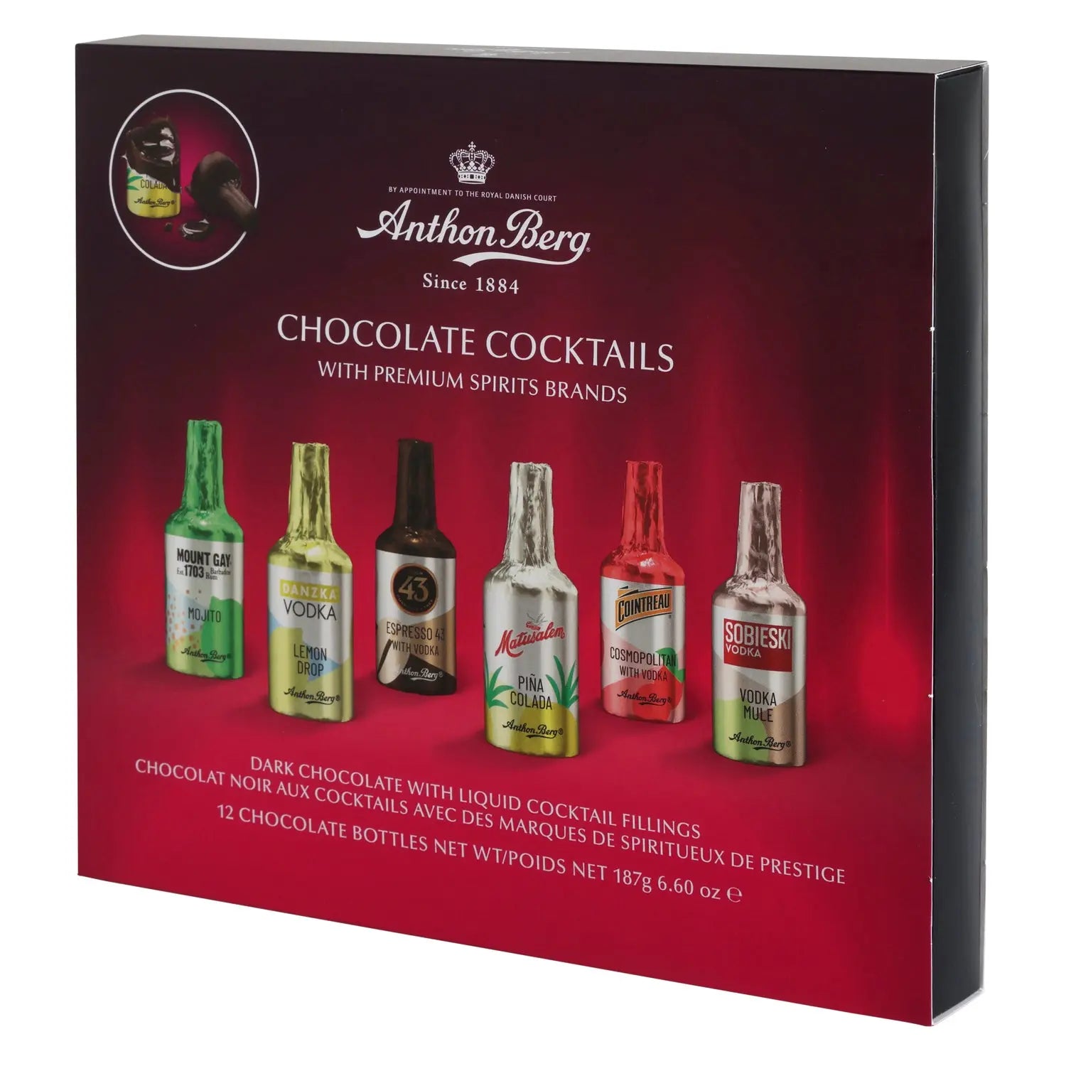 Anthon Berg 12pc chocolate cocktails Jag Couture London - New York